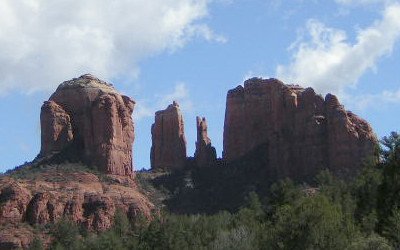 cathedral rock from red rock crossing