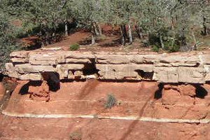 sandstone merry-go-round animals