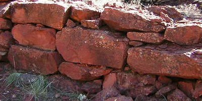 mund's trail - stone emankment